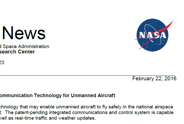NASA Announcement of Licensing Agreement