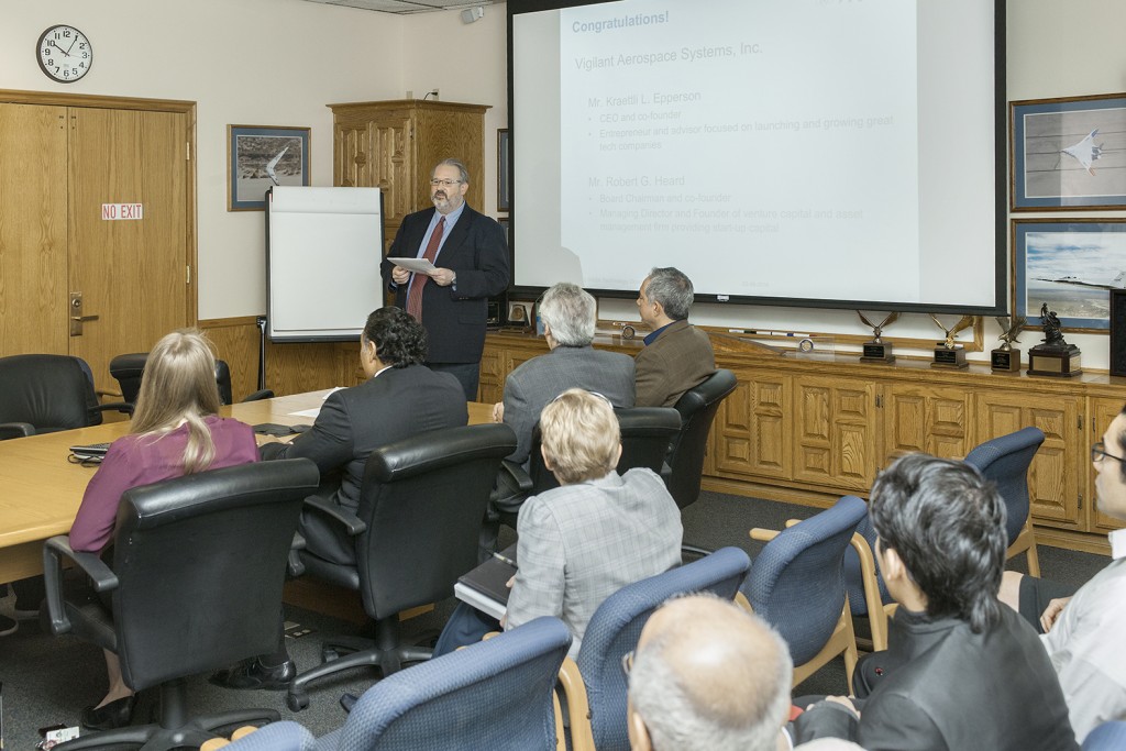 NASA licensing ceremony presentation by Kraettli Epperson