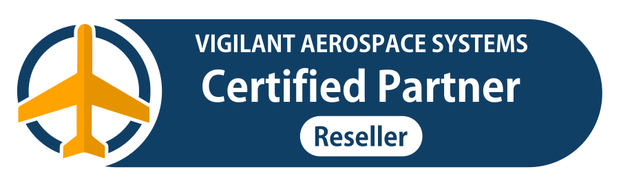 Vigilant Aerospace Certified Reseller Partner web badge