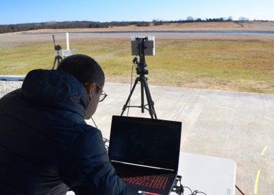 Setting up. FlightHorizon radar integration flight test at Oklahoma State University