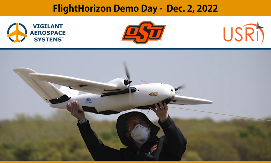 Vigilant Aerospace Hosts Demonstration Day with Oklahoma State University Featuring FlightHorizon