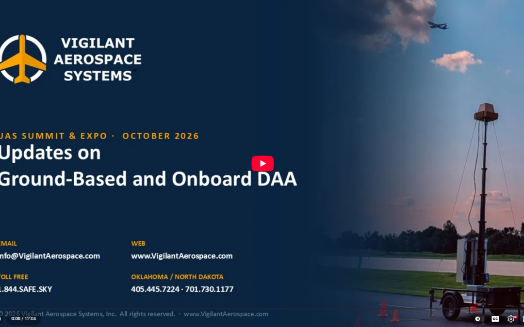 Vigilant Aerospace Highlights Onboard DAA and Airspace Management Deployments at UAS Summit & Expo 2026